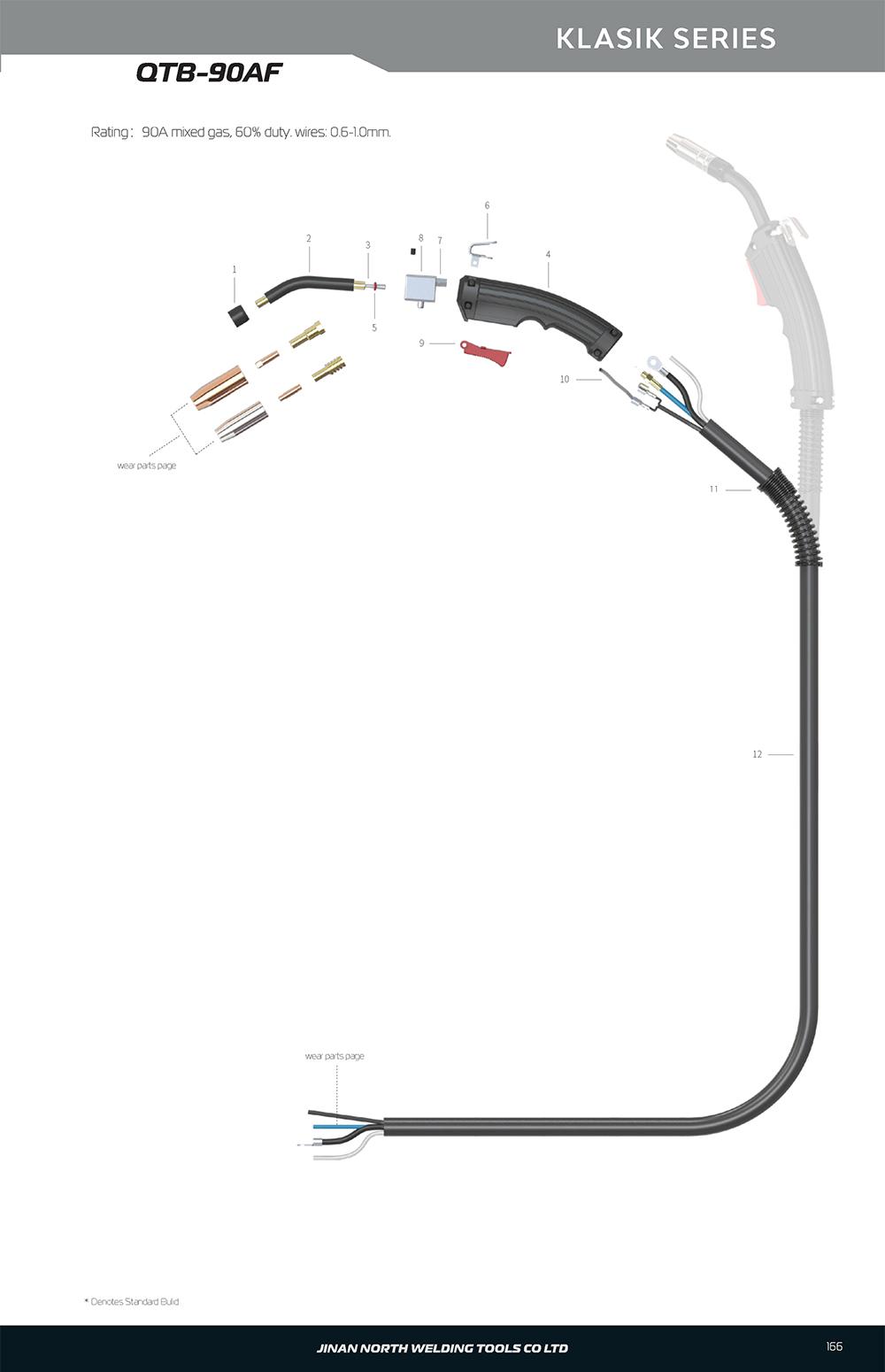 QTB-90AF，MIG/MAG Welding Gun 